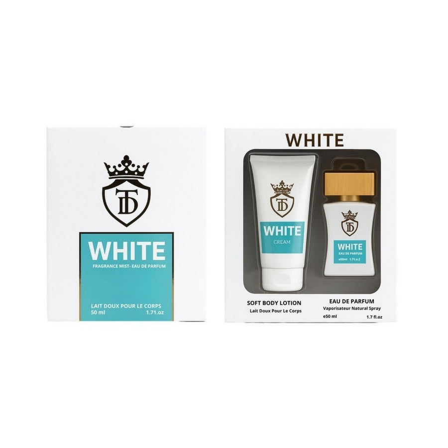 Tom & Darin White Profumo + Crema Donna - Gift Box 50 ml
